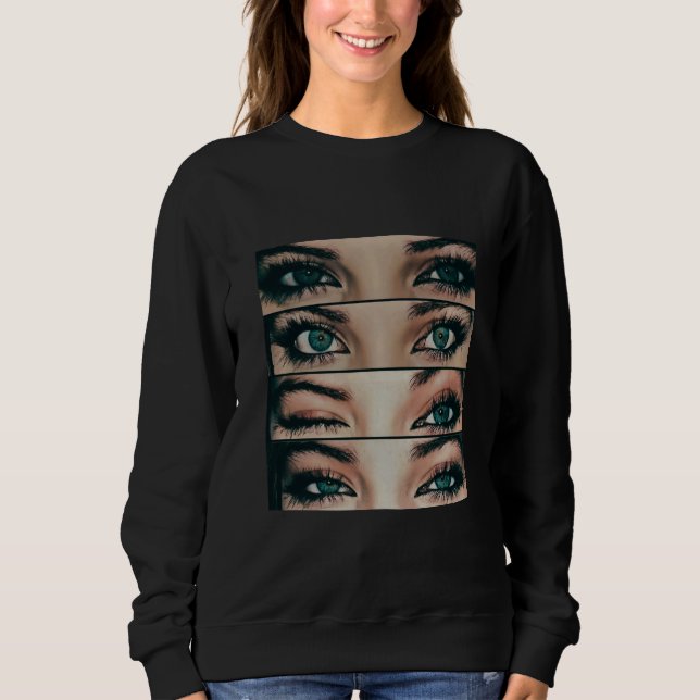 Sudadera Eyes don't lie Woman hoodie  (Anverso)