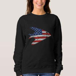 Sudadera F-117 Aeronaves Stealth Nighthawk Bandera Estadoun