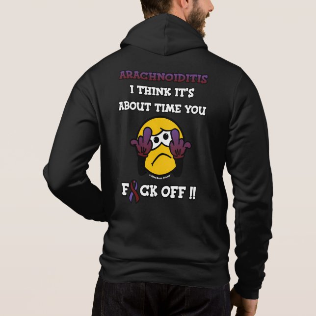 Sudadera F#CK OFF...Aracnoiditis (Reverso)
