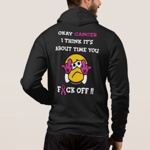 Sudadera F#CK OFF... Cáncer de mama