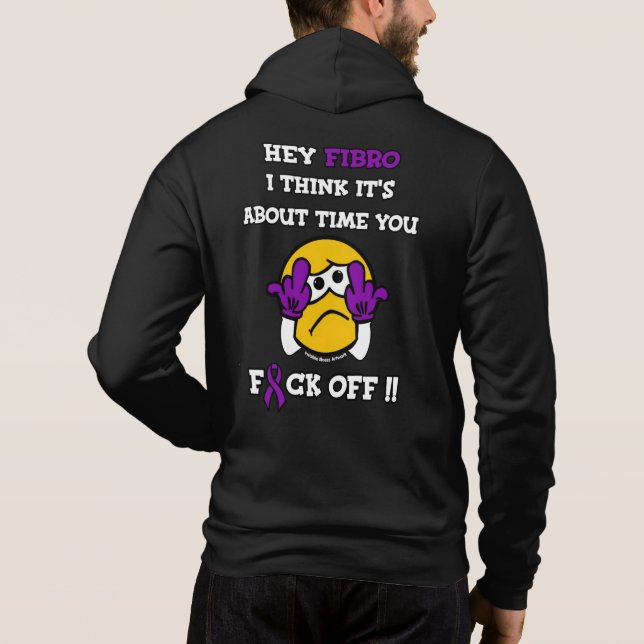 Sudadera F#CK OFF...Fibro (Reverso)