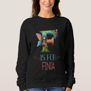 Sudadera F Es Para Finia Fairy Alphabet Name