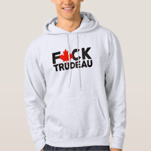 Sudadera F Trudeau graciosos camioneros canadienses contra 