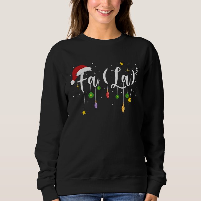 Sudadera FA LA 8  Christmas Holiday  Falalalala Christmas M (Anverso)