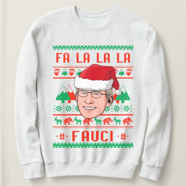 SUDADERA FA LA LA FAUCI (Anverso del diseño)