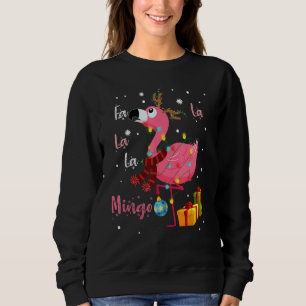 Sudadera Fa La La La Mingo Flamenco Para Navidad Xmas Paja
