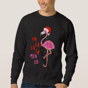 Sudadera Fa La La La Mingo Flamenco Para Navidad Xmas Paja