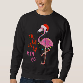 Sudadera Fa La La mingo Flamingo para Navidades
