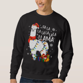 Sudadera Fa La Llama Funny Navidades Camisas Navidades
