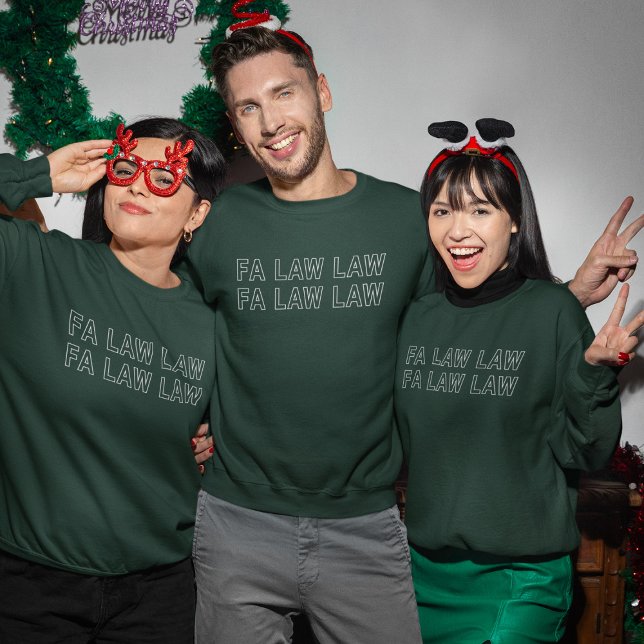 Sudadera Fa Law Law Funny Lawyer Joke Christmas (Subido por el creador)