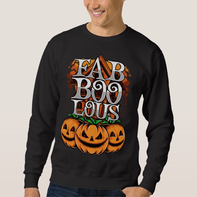 Sudadera Fab Boo Lous Spooky Pumpkins Halloween Pumpkin (Anverso)