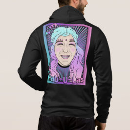 Sudadera Fab-U-Las Mens Bella+Canvas Full-Zip Hoodie de Zer