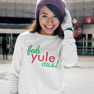 Sudadera Fab Yule Ous Fabulosos Navidades Elegante Fun Fa
