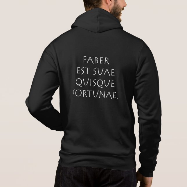 Sudadera Faber est suae quisque forae (Reverso)