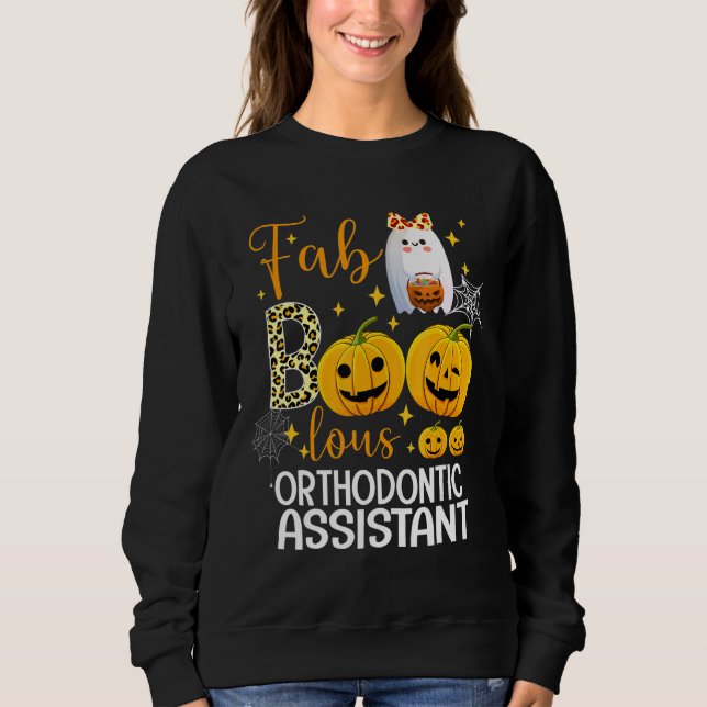 Sudadera Faboololous Ortodontic Assistant Dental Happy Hall (Anverso)