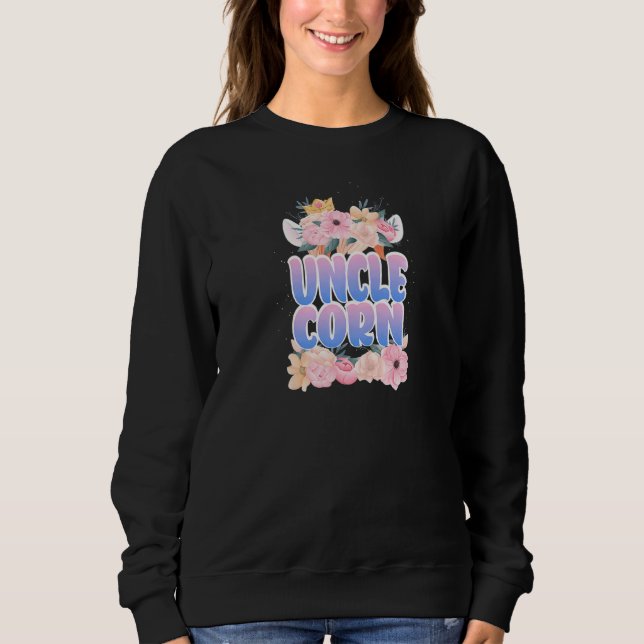 Sudadera Faboulous Unclecorn Tío Birthday Unicorn (Anverso)