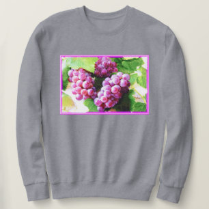 Sudadera "Fábrica De Frutas De Uvas" Foto Cuta. ¡Hazte con