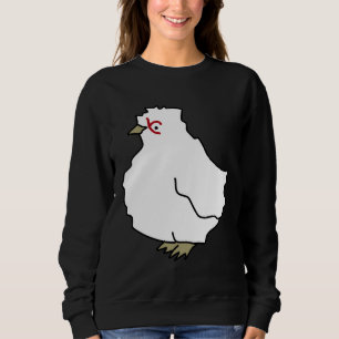 Sudadera Fábrica de menta con patrón de pollo