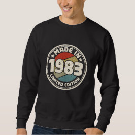 Sudadera Fabricado En 1983 42ª Edición Limitada Vintage