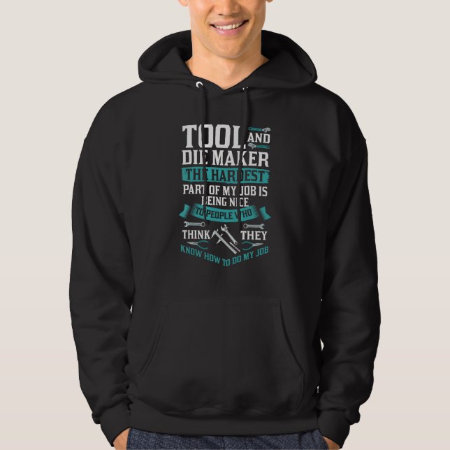 Sudadera Fabricante de herramientas y matrices Fabricante d (Anverso)