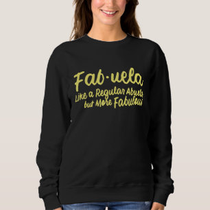 Sudadera Fabuela Definición Abuela Latina Abuela Español