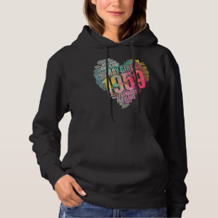 Sudadera Fabuloso Chica de Mayo de 1959 Fabuloso Gran Coraz