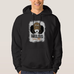 Sudadera Fabuloso desde 1992 30 cumpleaños Leopard Afro Mel
