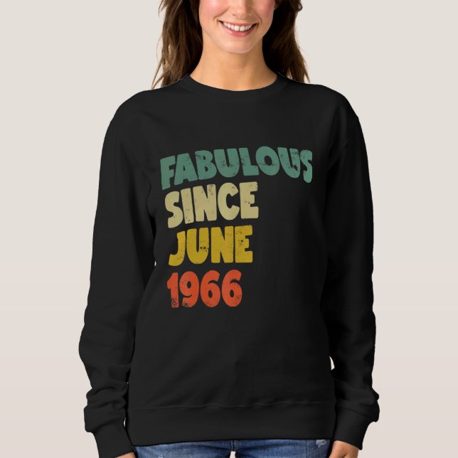Sudadera Fabuloso desde junio de 1966: Nacida mujer Chica (Anverso)