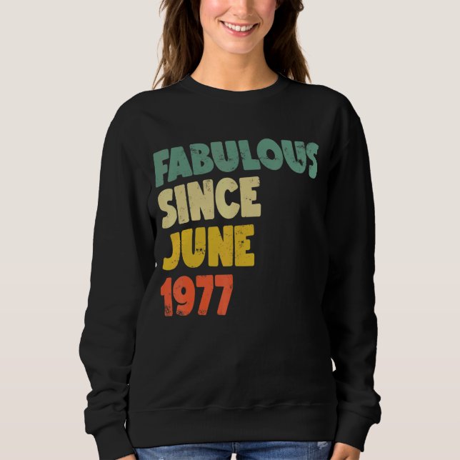 Sudadera Fabuloso desde junio de 1977: Nacida una joven Chi (Anverso)