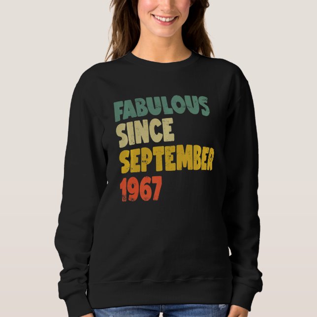 Sudadera Fabuloso desde septiembre de 1967 Niño Chica Mujer (Anverso)