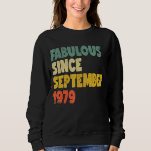 Sudadera Fabuloso Desde Septiembre De 1979 Niño Chica Mujer