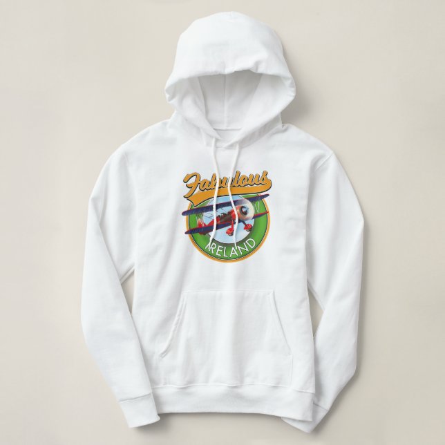 Sudadera fabuloso parche de Irlanda. (Diseño del anverso)