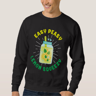Sudadera Fácil Peasy Lemon Squeezy Lemonade Juice Stand Lem