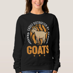 Sudadera Fácilmente Distrado Por Cabras