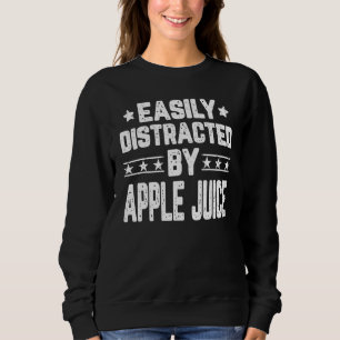 Sudadera Fácilmente Distrado Por El Jugo Apple Juice Juice