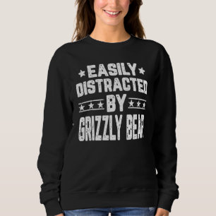 Sudadera Fácilmente Distrado Por El Oso Grizzly De Oso Griz