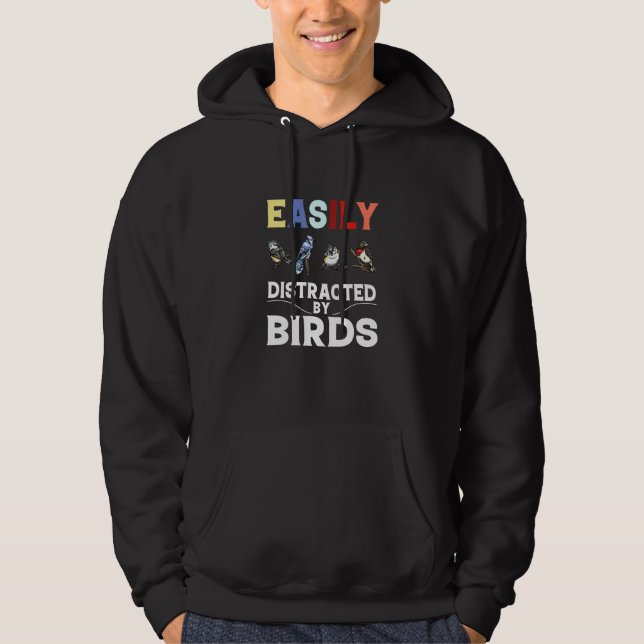 Sudadera Fácilmente Distrado Por Las Aves (Anverso)