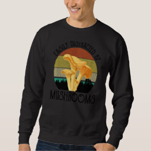 Sudadera Fácilmente Distrado Por Los Hongos Chanterelles Mu