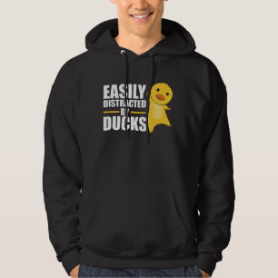 Sudadera Fácilmente Distrado Por Patos - Grúo Gracioso