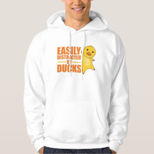 Sudadera Fácilmente Distrado Por Patos - Grúo Gracioso