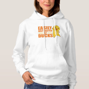 Sudadera Fácilmente Distrado Por Patos - Grúo Gracioso
