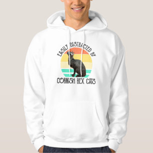 Sudadera Fácilmente Distraído Por Gatos Cornish Rex