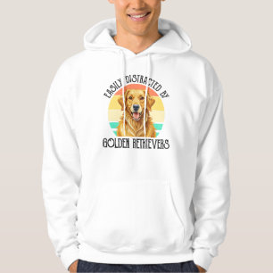 Sudadera Fácilmente Distraído Por Golden Retrievers