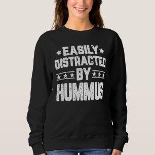 Sudadera Fácilmente Distraído Por Hummus Hummus