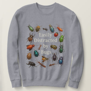 Sudadera Fácilmente Distraído por Insectos Entomólogo Insec