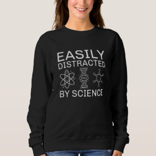 Sudadera Fácilmente Distraído Por La Ciencia