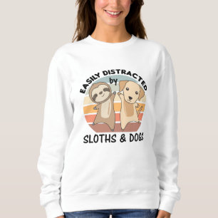Sudadera Fácilmente Distraído Por Labrador De Perros Y Llor