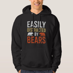 Sudadera Fácilmente Distraído Por Osos Gay Oso Orgullo LGBT
