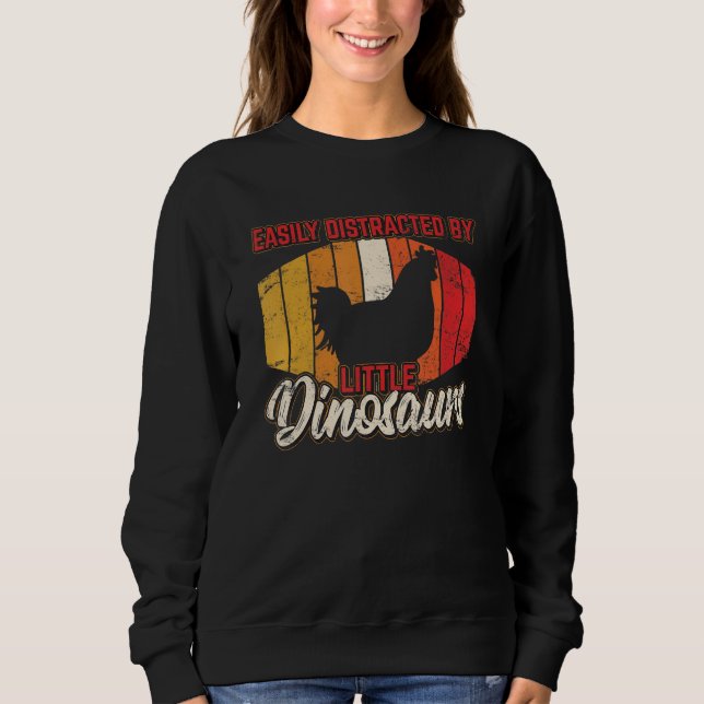 Sudadera Fácilmente Distraído Por Pequeños Dinosaurios   Po (Anverso)