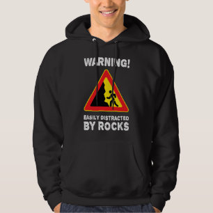 Sudadera Fácilmente Distraído Por Rocas Coleccionista De Ro